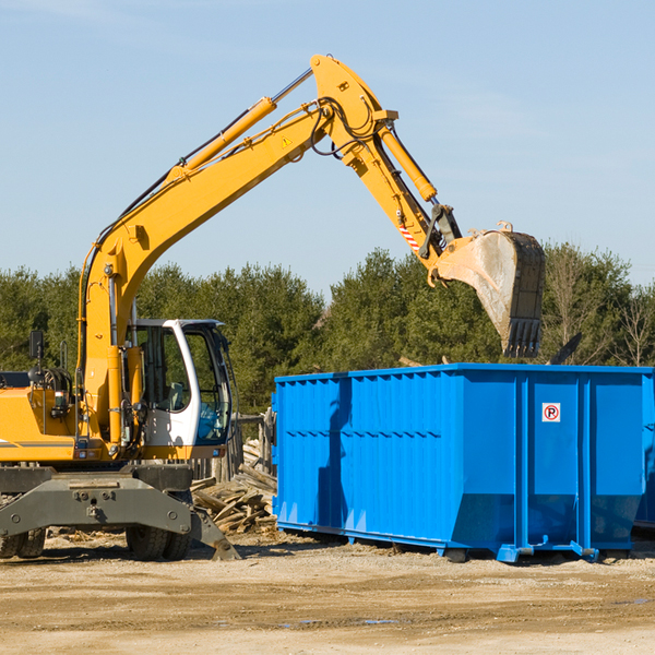 what size residential dumpster rentals are available in Baldwin